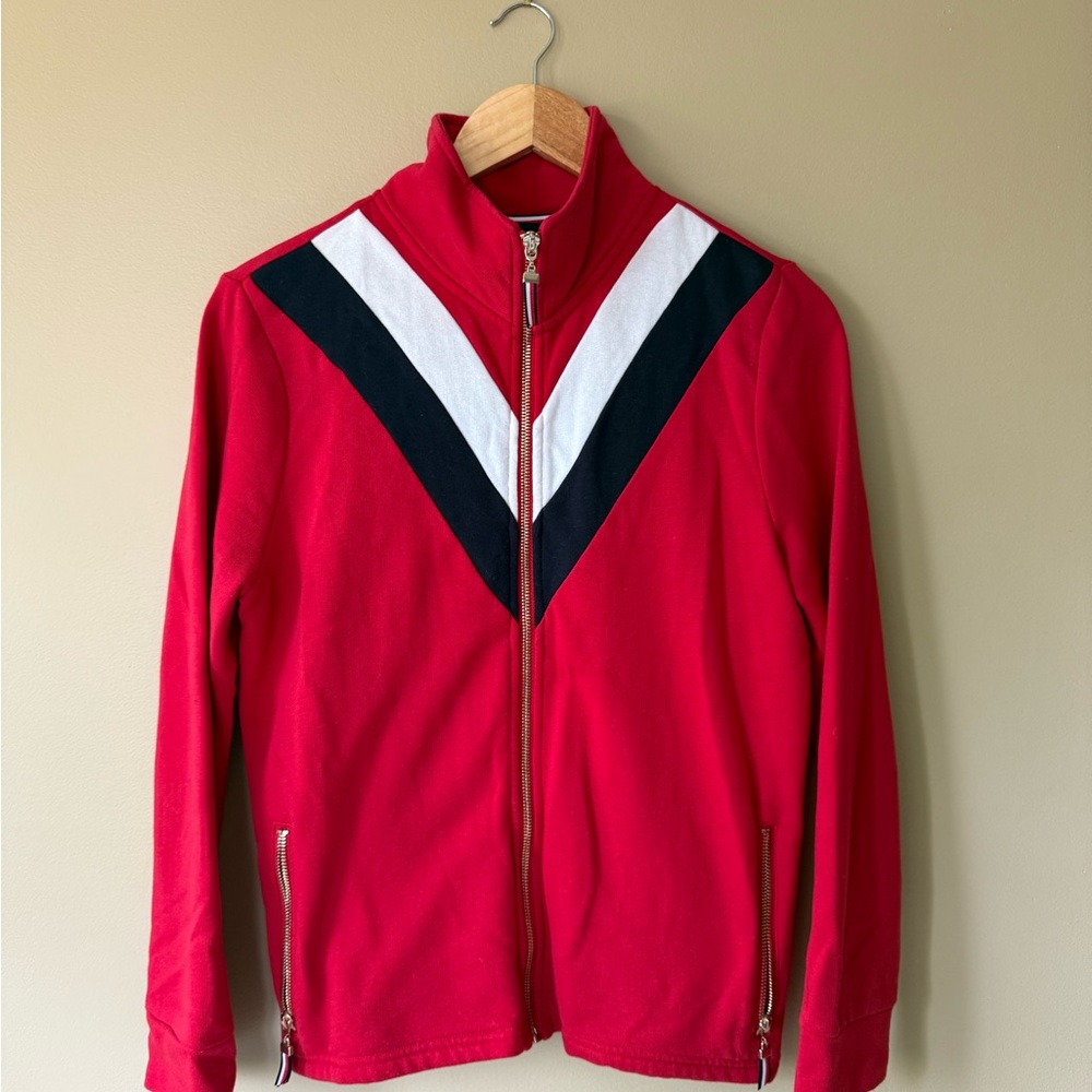 Tommy Hilfiger Red Jacket with White Trim